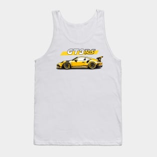 Porsche 911 992 gt3 rs victor art legendary yellow Tank Top